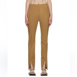 NWT NANUSHKA Brown Florine Trousers XS / US 24